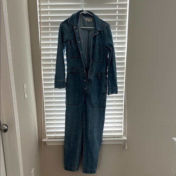 Madewell Denim Jumpsuit Jean Coveralls Long Sleeve - Picture 5 of 9